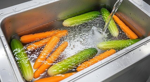 ozone washing vegetable and fruit- darbune