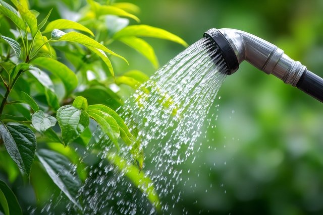 Ozone in Agriculture: A Chemical-Free Way to Protect and Boost Your Crops Spray nozzle watering green plants — without ozone measurement, this is all you
