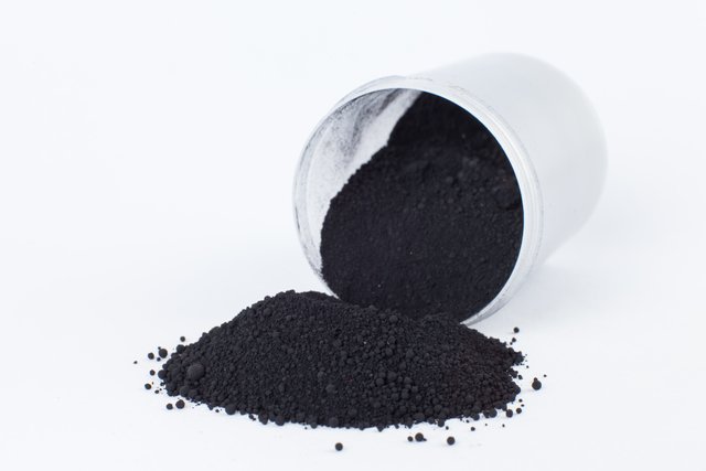 pigment on a white background