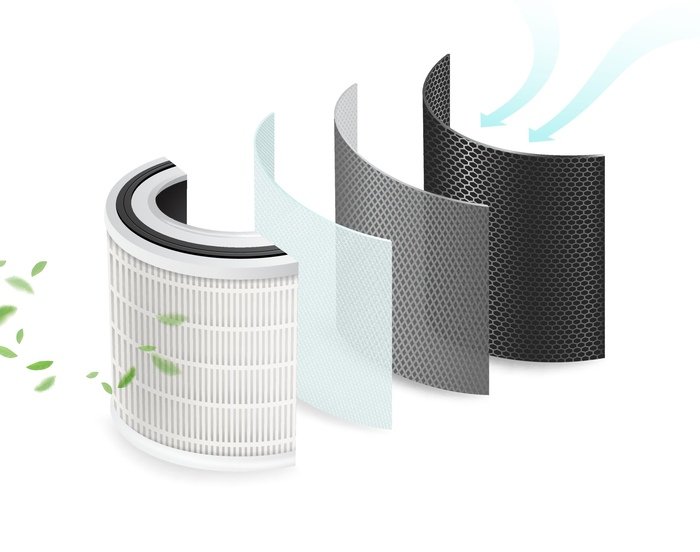 active carbon filter remove odor