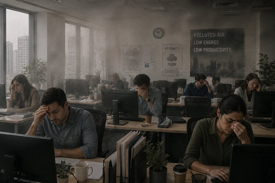air quality improve employee productivity darbune