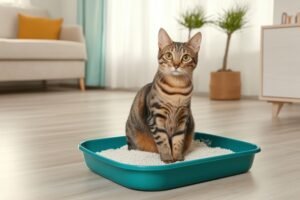 Home cat litter box home