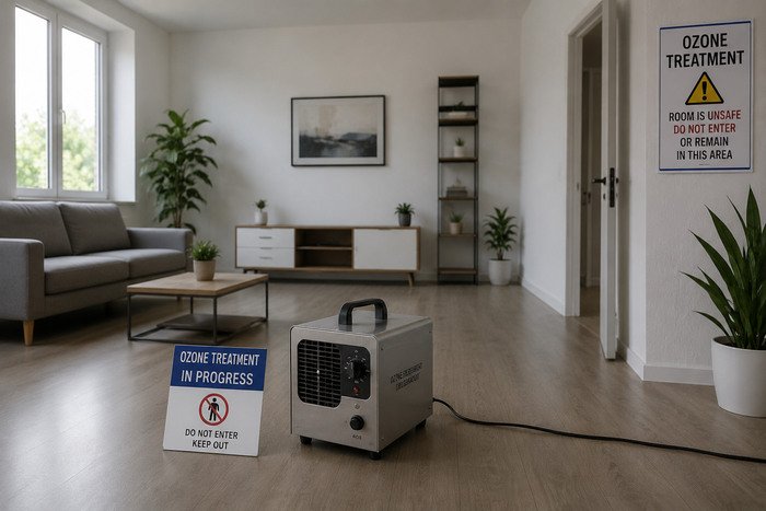 Activated Carbon vs Ozone: Which Is Better for Odor Removal? Ozone treatment performed inside an empty room
