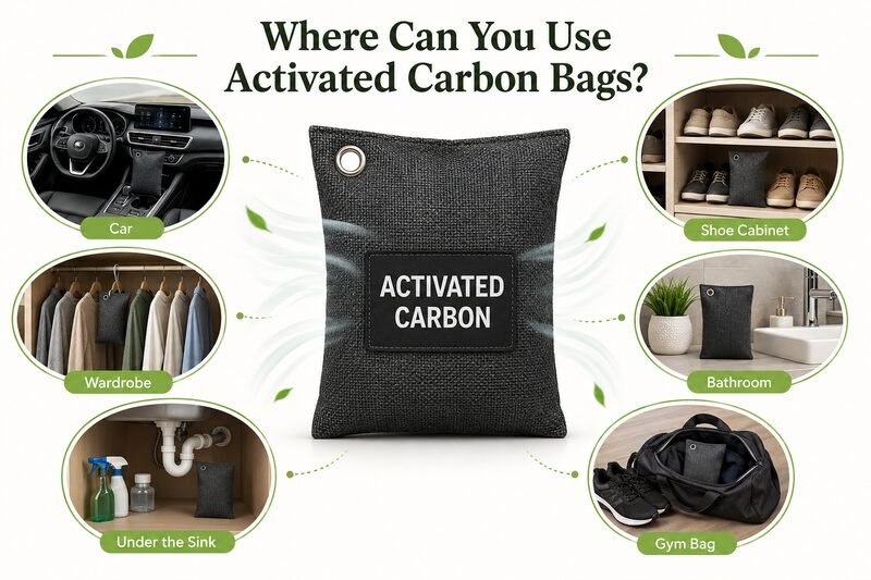 Does Bamboo Charcoal Really Remove Odors? Bamboo Charcoal vs. Activated Carbon Where Can You Use Activated Carbon Bags?