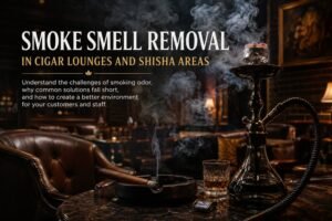 smoke smell removal cigar lounges shisha areas