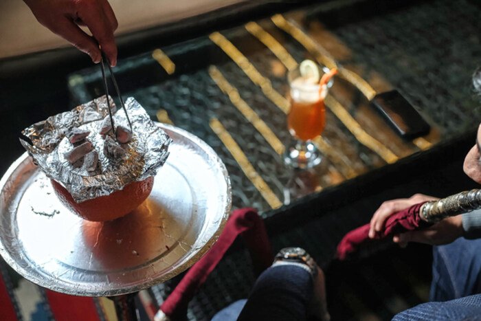 shisha cafe indoor smoke